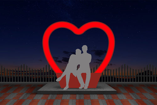 Heart Shape Selfie Point