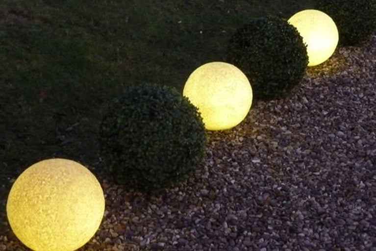 Stone Finish Glow Balls