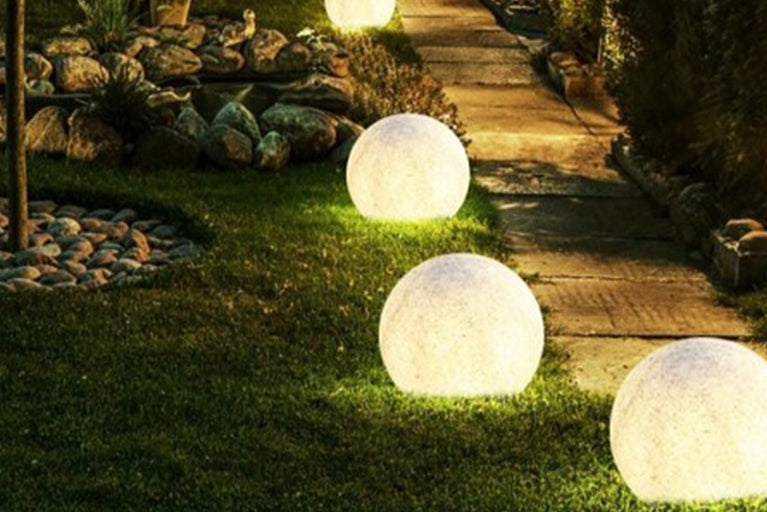 Stone Finish Glow Balls